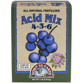 Down To Earth Acid Mix 4-3-6 Fertilizer for Acid-Loving Plants - 1 lb
