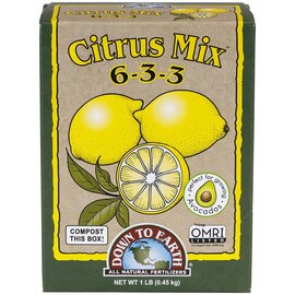 Down To Earth Citrus Mix 6-3-3 Organic Fertilizer - 1 lb - OMRI Listed