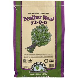 Down To Earth Feather Meal 12-0-0 Organic Fertilizer - 20 lb - OMRI Listed