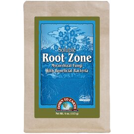 Down To Earth Soluble Root Zone Organic Mycorrhizal Inoculant - 4 Oz - OMRI Listed
