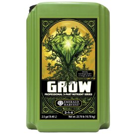 Emerald Harvest Grow 2-1-6 Base Nutrient - 2.5 Gal