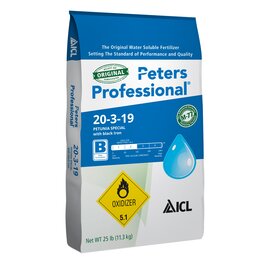 Peters Professional 20-3-19 Petunia Special Fertilizer with Black Iron - 25 lb
