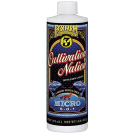 FoxFarm Cultivation Nation Micro Fertilizer 5-0-1 - 16 Oz