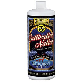FoxFarm Cultivation Nation Micro Fertilizer 5-0-1 - 32 Oz