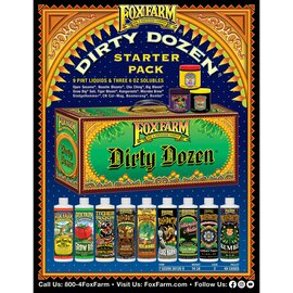FoxFarm Dirty Dozen Liquids & Solubles Starter Pack - 12-Piece