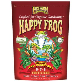 FoxFarm Happy Frog Tomato & Vegetable Fertilizer 5-7-3 - 4 lb - OMRI Listed