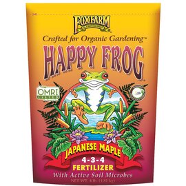 FoxFarm Happy Frog Japanese Maple Fertilizer 4-3-4 - 4 lb - OMRI Listed