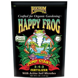 FoxFarm Happy Frog Jump Start Fertilizer 3-4-3 - 4 lb - OMRI Listed