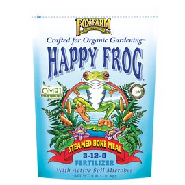 FoxFarm Happy Frog Bone Meal Fertilizer 3-12-0 - 4 lb - OMRI Listed
