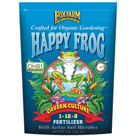 FoxFarm Happy Frog Cavern Culture Fertilizer 1-12-0 - 4 lb - OMRI Listed