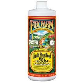 FoxFarm Big Bloom Fertilizer 0-0.5-0.7 - 32 Oz - Concentrate - OMRI Listed