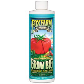 FoxFarm Grow Big Hydroponic Fertilizer 3-2-6 - 32 Oz - Concentrate