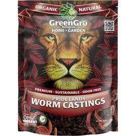 GreenGro Biologicals Premium Worm Castings - 4 lb