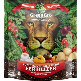 GreenGro Biologicals Home & Garden Tomato, Veggie & Herb Fertilizer - 10 lb