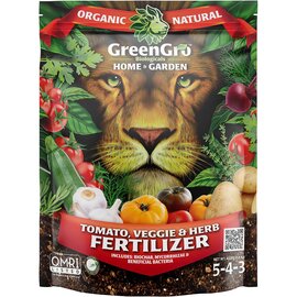 GreenGro Biologicals Home & Garden Tomato, Veggie & Herb Fertilizer - 4 lb