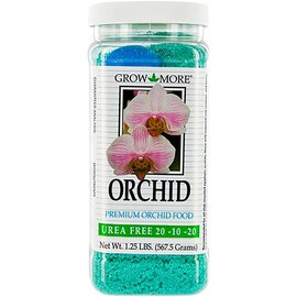 Grow More Premium 20-10-20 Orchid Food Urea Free Formula - 1.25 lb