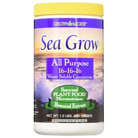 Grow More Sea Grow All Purpose 16-16-16 Fertilizer - 1.5 lb