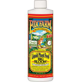 FoxFarm Big Bloom Fertilizer 0-0.5-0.7 - 16 Oz - Concentrate - OMRI Listed