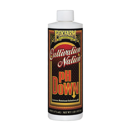 FoxFarm Cultivation Nation pH Down Nutrient Solution Adjuster - 16 Oz