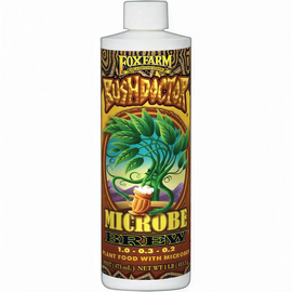 FoxFarm Bush Doctor Microbe Brew Microbial Inoculant 1-0.3-0.2 - 16 Oz - Concentrate