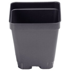 Landmark Plastic Economy Square Nursery Pot - 3.25 x 3.5-in - Black - Case of 900