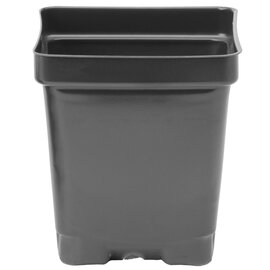 The HC Companies Square Deep Press Fit Pot - 3.25 x 3.62-in - Black - Case of 450