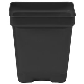 The HC Companies Square Deep Pot - 3.25 x 3.62-in - Black - Case of 1200