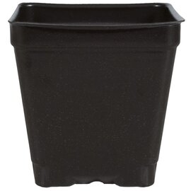 The HC Companies Square Deep Press Fit Pot - 3.5 x 3.5-in - Black - Case of 450