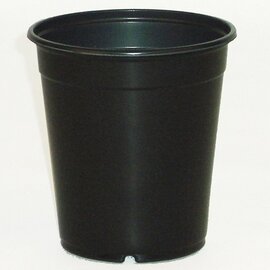 Summit Plastic JanorPot Geranium Pot - Black - 4.75-in Diam x 3.3125-in H - Case of 1425