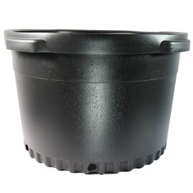 Nursery Supplies Classic Olympian Squat Nursery Pot - Trade #10 - 18.375-in - 10.66 Gal - Black - Case of 19