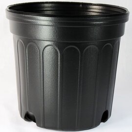 Nursery Supplies Classic Nursery Pot - Trade #1 - 7.75-in - 1 Gal - Black - Case of 92