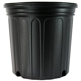 Nursery Supplies Classic Nursery Pot - Trade #2 - 9-in - 1.5 Gal - Black - Case of 105