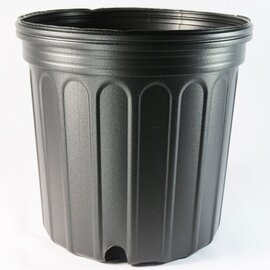 Nursery Supplies Classic Nursery Pot - Trade #2 - 9.5-in - 1.94 Gal - Black - Case of 83