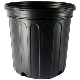 Nursery Supplies Classic Nursery Pot - Trade #5 - 11.875-in - 3.58 Gal - Black - Case of 47