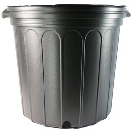 Nursery Supplies Classic Nursery Pot - Trade #5 - 11.875-in - 3.84 Gal - Black - Case of 44