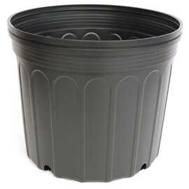 Nursery Supplies Classic Nursery Pot - Trade #7 - 14-in - 6.08 Gal - Black - Case of 31