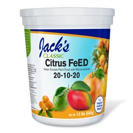Jack's Classic Citrus FeED 20-10-20 Water-Soluble Fertilizer - 1.5 lb