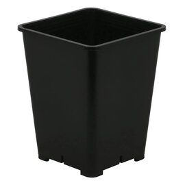 T.O. Plastics Square Deep Pot - 4.2-in Diam x 4.91-in H - Black - Case of 500