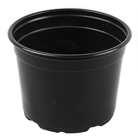 Grower Select Round Co-Extruded Standard Pot - Black - 5-in - 1.75 Pt Capacity - Case of 1120