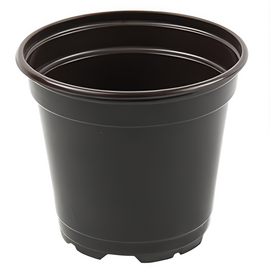 Grower Select Round Co-Extruded Standard Pot - Black - 4.33-in - 1.25 Pt Capacity - Case of 1850