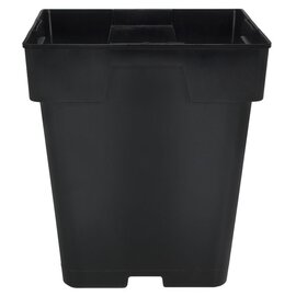 The HC Companies Jumbo Square Thinwall Pot with Tag Locator - 5.03 x 5.62-in - Black - Case of 288
