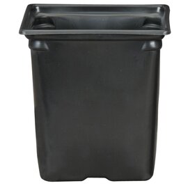 The HC Companies M6 Square Pot - 5 x 5.37-in - Black - Case of 468