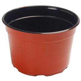 Landmark Plastic Maxi-Grow Mum Pan - 9-in - Terra Cotta - Case of 100