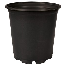 Grower Select Round Co-Extruded Standard Pot - Black - 4.33-in Wide - 1.3 Pt Capacity - Case of 1800