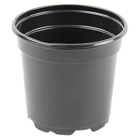 Grower Select Round Co-Extruded Standard Pot - Black - 4-in - 16 Oz Capacity - Case of 1900