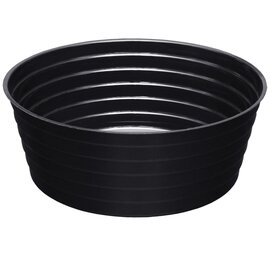 Curtis Wagner Plastics Heavy-Gauge Deep Plant Saucer - 10-in - Black
