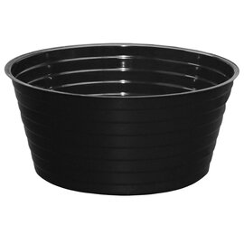 Curtis Wagner Plastics Heavy-Gauge Deep Plant Saucer - 8-in - Black