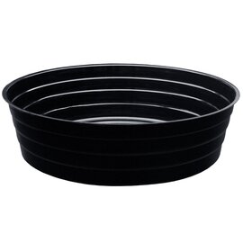 Curtis Wagner Plastics Heavy-Gauge Deep Plant Saucer - 12-in - Black