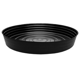 Curtis Wagner Plastics Vinyl Deep Plant Saucer - 21-in - Black