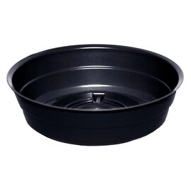 Curtis Wagner Plastics Vinyl Plant Saucer - 4-in - Black